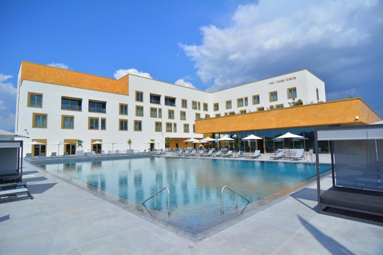 Mk Hotel Tirana Exterior foto The hotel's swimming pool